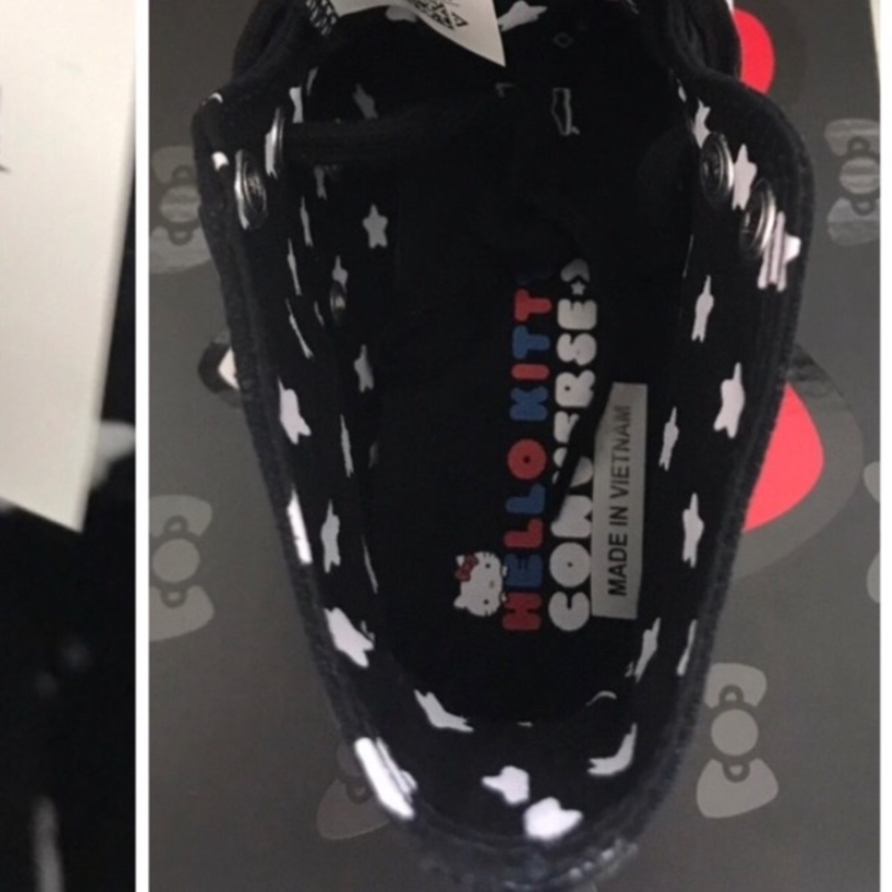 Converse & Hello Kitty Ctas HI Black Kid’s - Picture 6 of 8